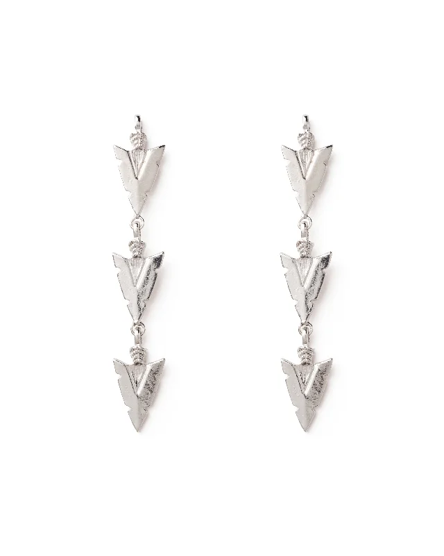 Modern statement ladies earrings-ARROW SOUL EARRINGS