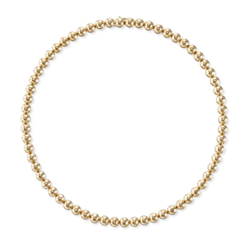 Bohemian-style ladies necklaces-AUDREY TENNIS NECKLACE Medium (Gold)