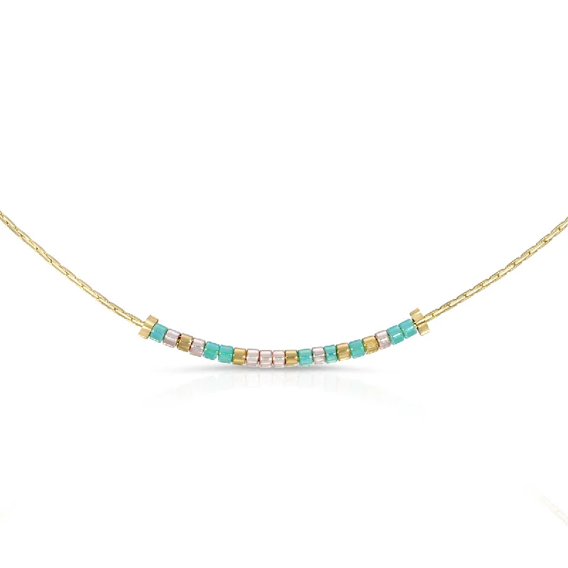 Classic gold ladies necklaces-Adored