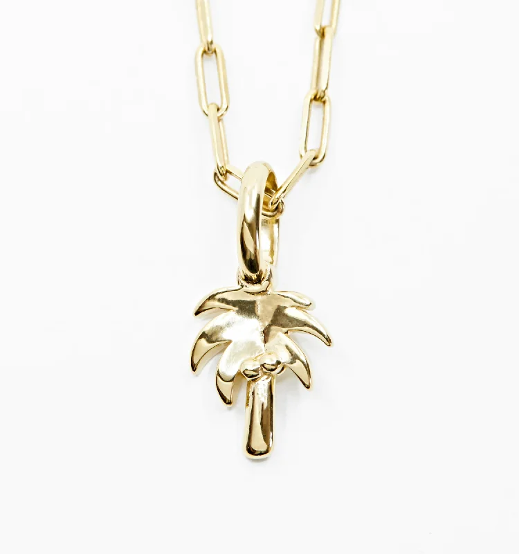 Wedding ladies necklaces with diamonds-Palm Tree Necklace