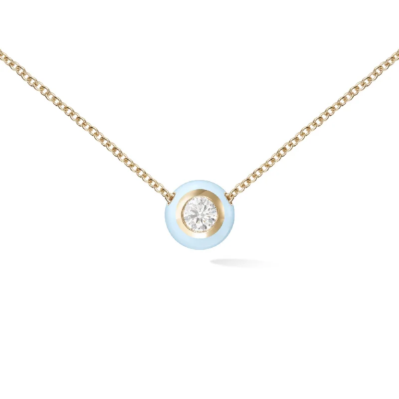 Pastel Blue / Yellow Gold