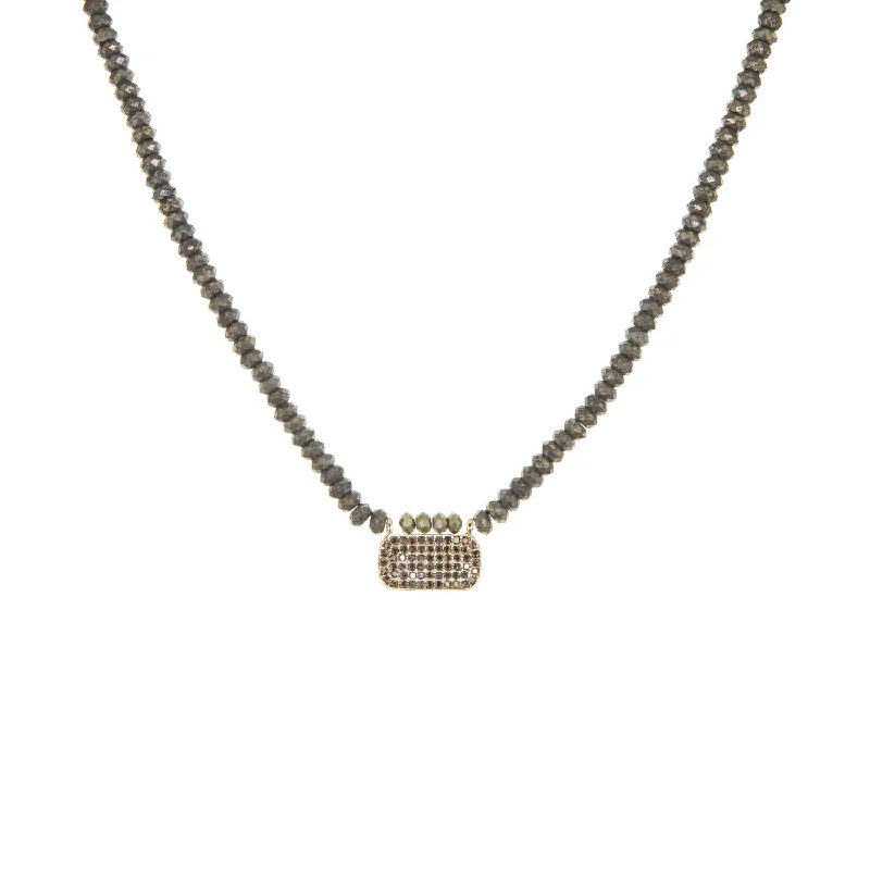 Luxury diamond ladies necklaces-stone stretch wrap