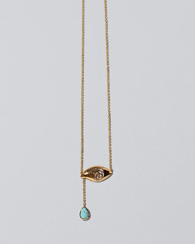 Elegant ladies necklaces for bridesmaids-State Shifter Necklace - Turquoise