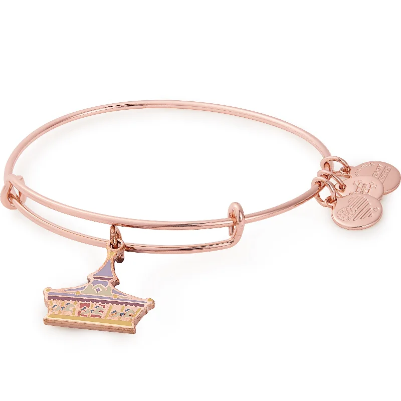 Fashionable charm bracelets for women-Disney® Carousel Charm Bangle