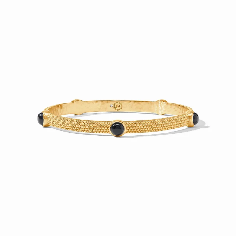 Large gemstone ladies bangles-Julie Vos Cabochon Bangle