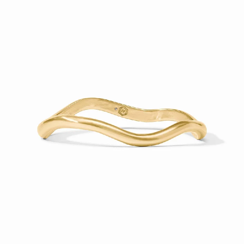 Custom design bracelets for ladies-Julie Vos Wave Bangle