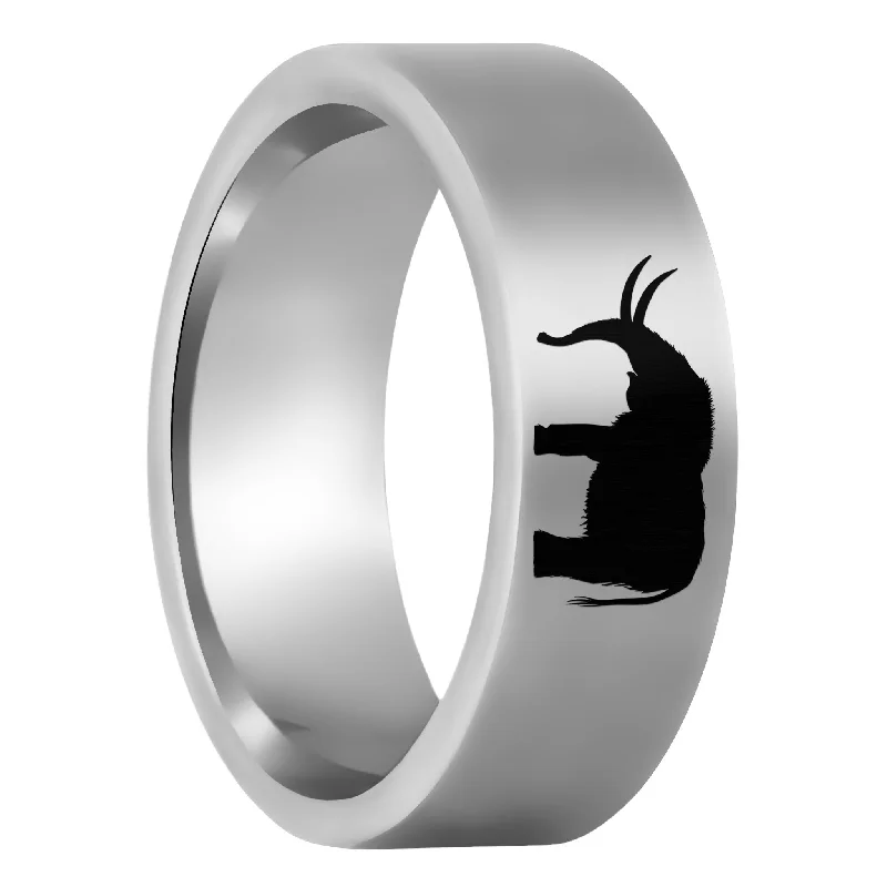 Handmade ladies rings with designs-Mammoth Tungsten Men's Wedding Band