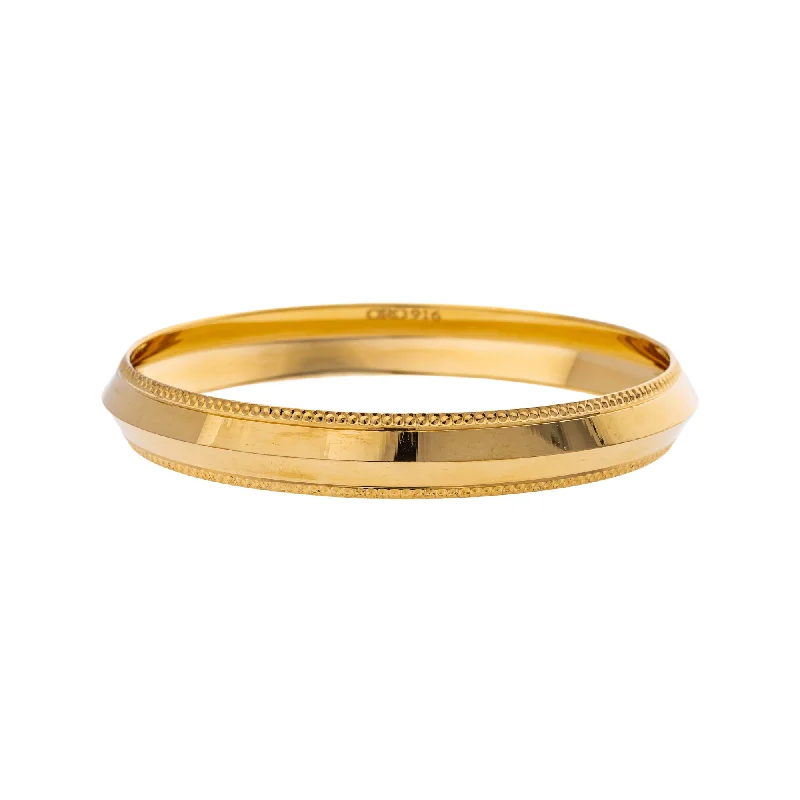 Sparkling diamond bracelets for women-22K Yellow Gold Kada Bangle in Size 2.11 (29.3 gm)