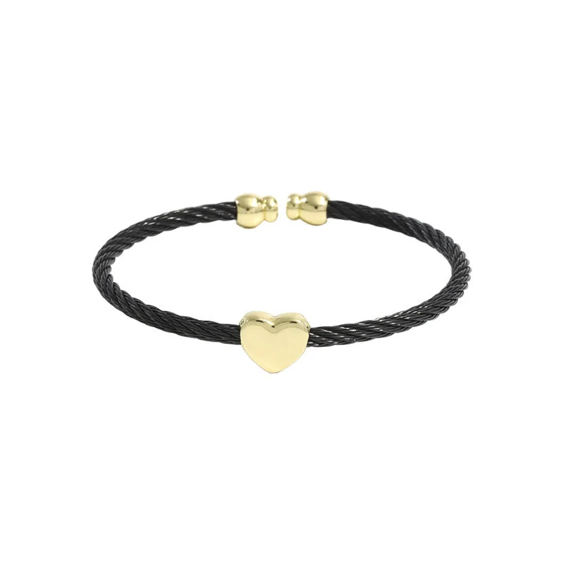 Through Hole Heart Shape (Black)