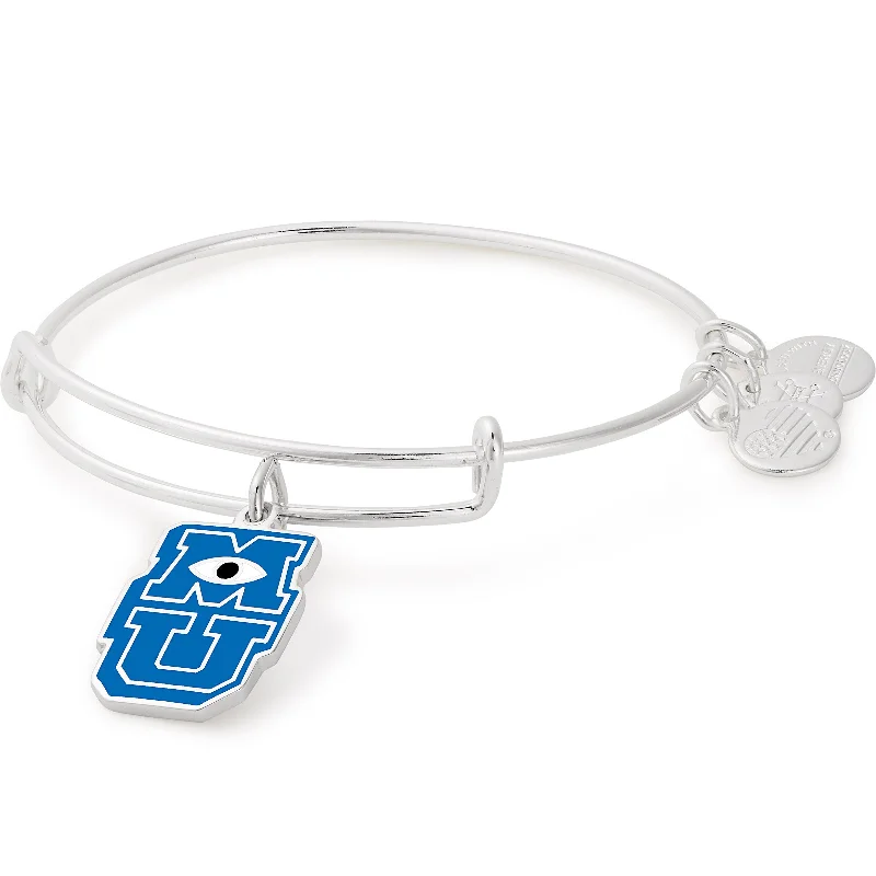 Ladies tennis bracelets with diamonds-Disney® Monster Universe Charm Bangle