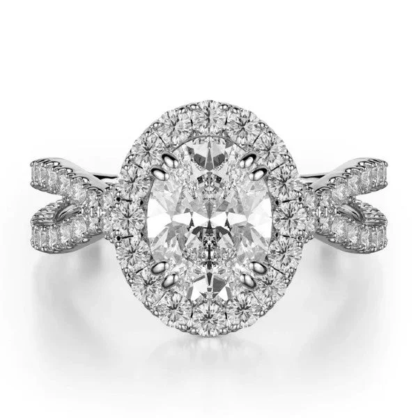 Engagement rings with classic designs for her-MICHAEL M Love Engagement Ring