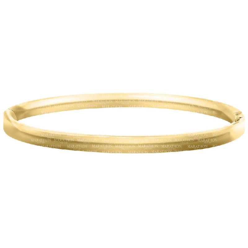 Ladies bangles with birthstones-14k Yellow Gold Children's Polished Bangle