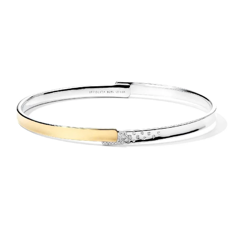 Classic silver bangles for daily wear-IPPOLITA Chimera Stardust Bangle