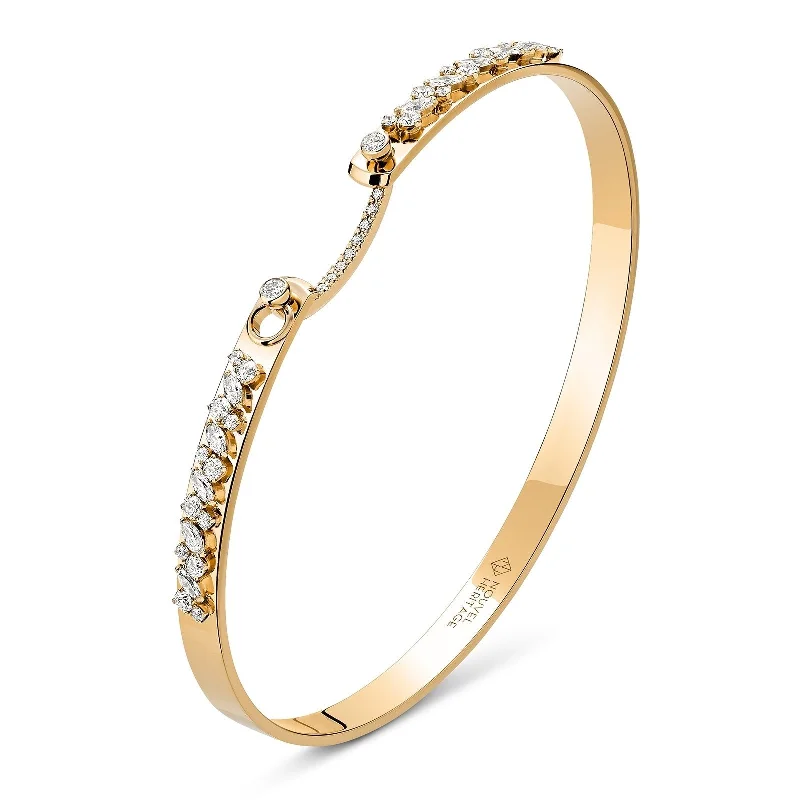 Diamond encrusted ladies bangles-NOUVEL HERITAGE Under the Stars Mood Diamond Bangle